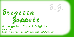 brigitta zoppelt business card